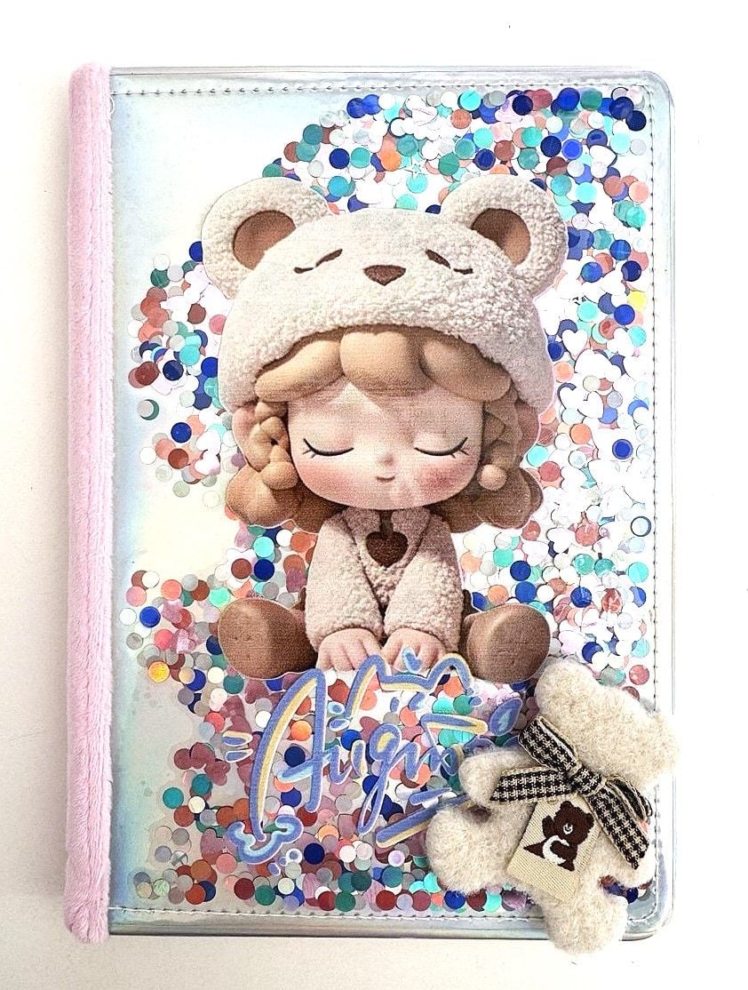 Блокнот А5  80 арк лінія плюшевий Teddy 3 763906ML MALEVARO