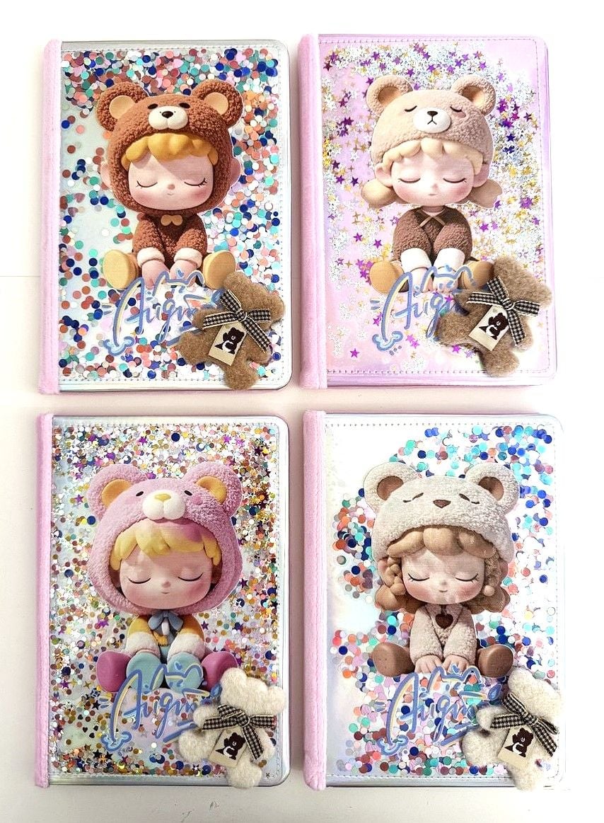 Блокнот А5  80 арк лінія плюшевий Teddy 3 763906ML MALEVARO
