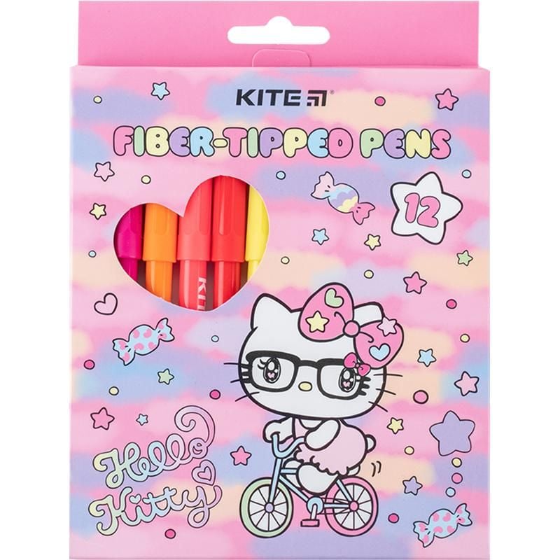 Фломастери 12 кол Hello Kitty HK24-447 Kite