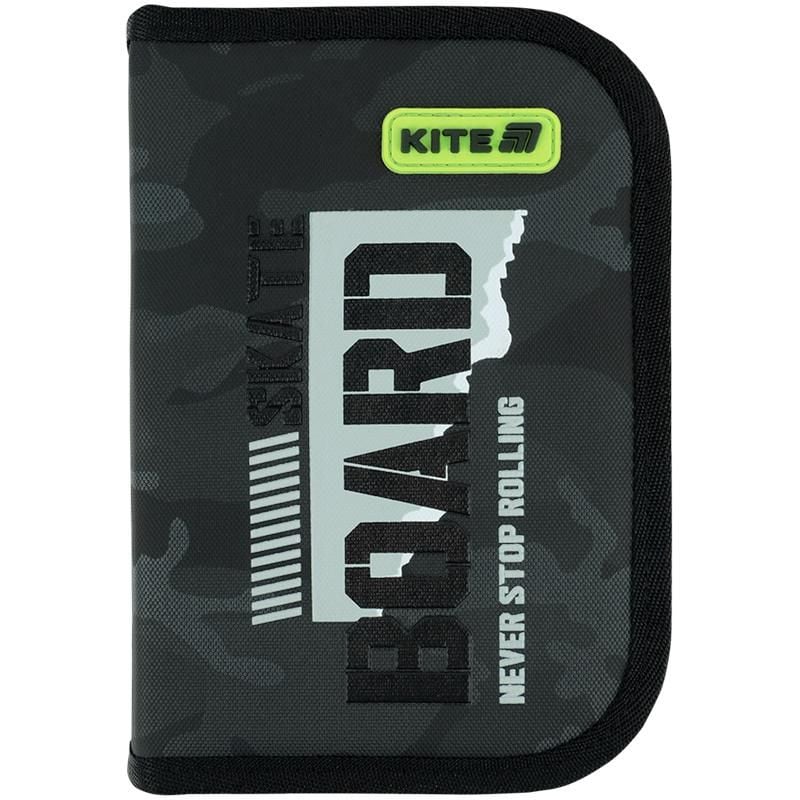 Пенал 1 відділення 1 відворот Ski&Board чорний K26-621-6 Kite