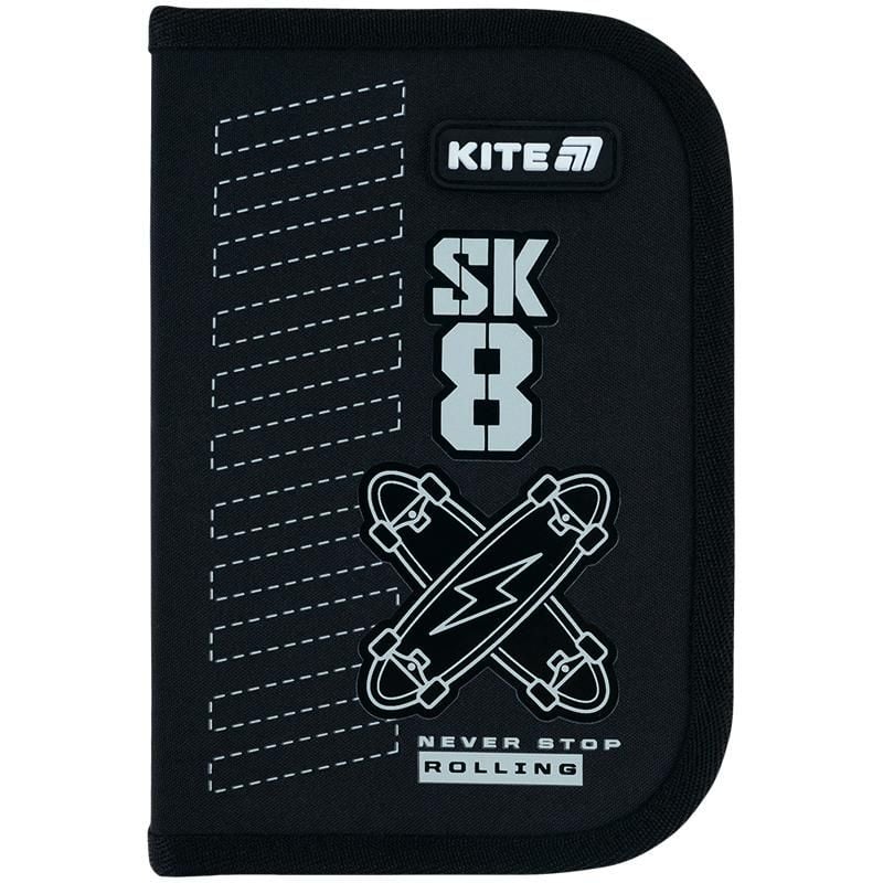 Пенал 1 відділення 2 відворота Skate чорний K26-622-4 Kite