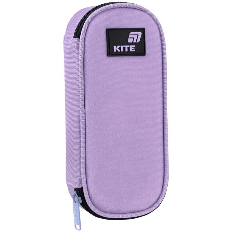 Пенал 1 відділення+ органайзер Crush змінні липучки бузковий K26-599-9 Kite