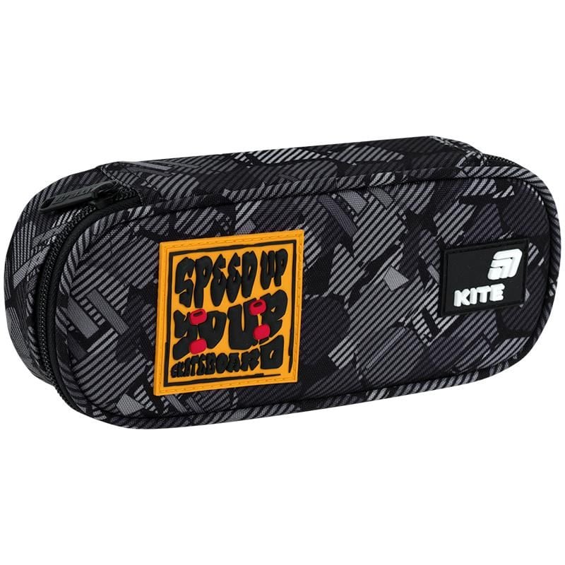 Пенал 1 відділення+ органайзер Freestyle сірий K26-599-20 Kite