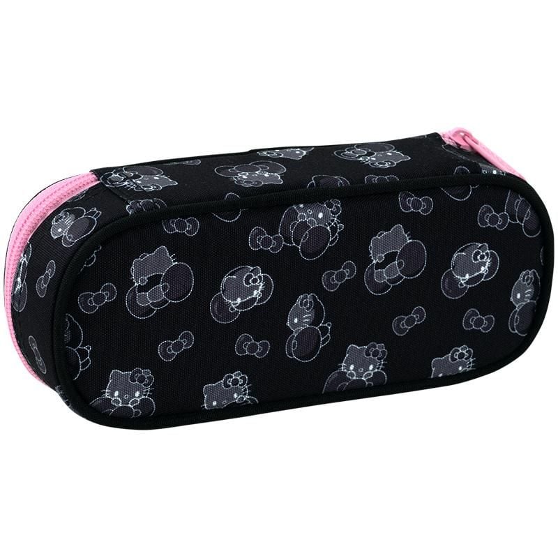 Пенал 1 відділення+ органайзер Hello Kitty чорний HK26-599-1 Kite
