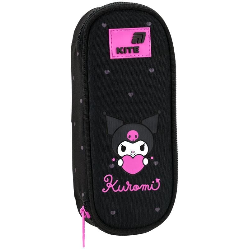 Пенал 1 відділення+ органайзер Hello Kitty Kuromi чорний HK26-599-2 Kite
