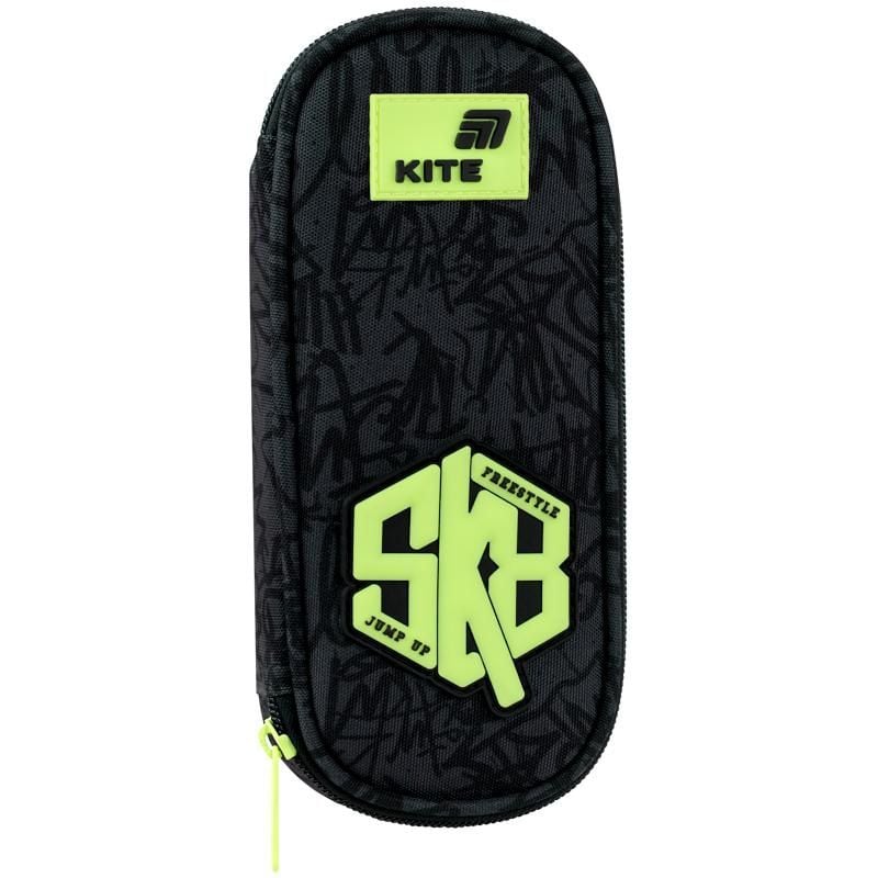 Пенал 1 відділення+ органайзер SK8 темно-сірий K26-599-6 Kite