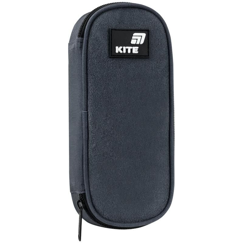 Пенал 1 відділення+ органайзер Sport Mode змінні липучки сірий K26-599-14 Kite