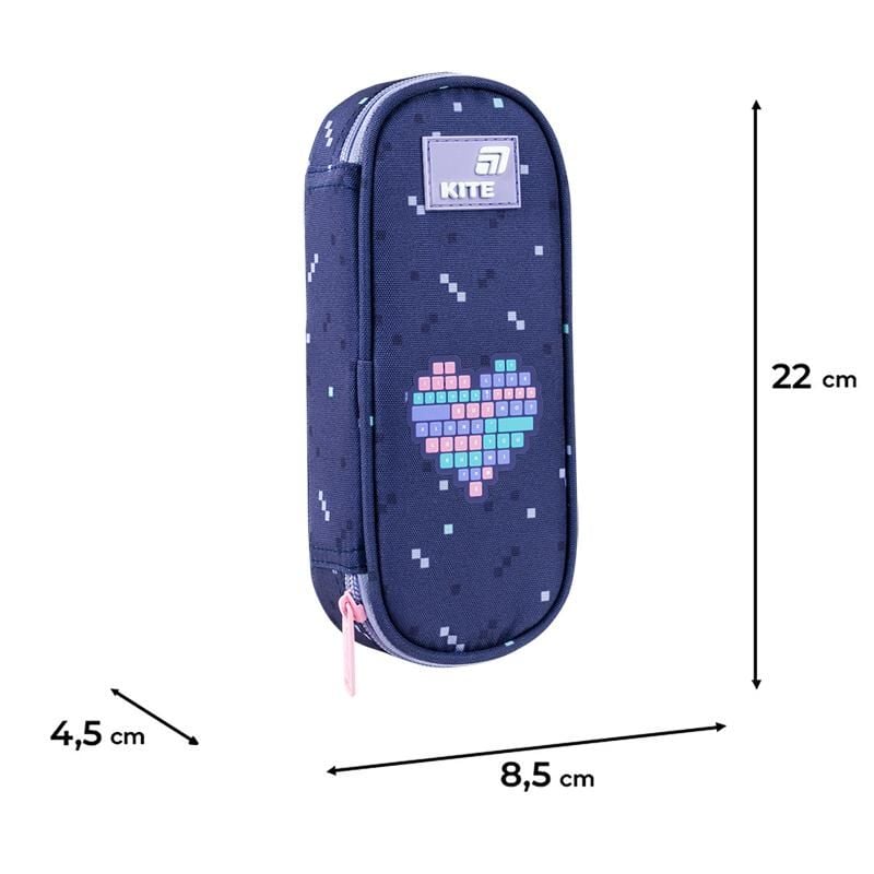Пенал 1 відділення+органайзер Type Love бузковий K26-599-7 Kite