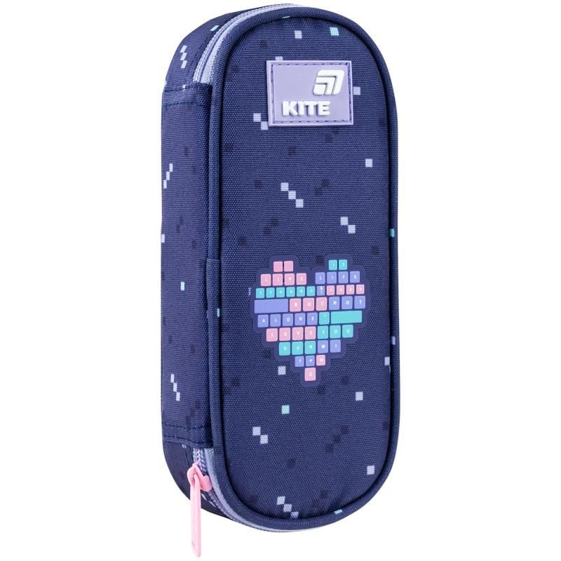 Пенал 1 відділення+органайзер Type Love бузковий K26-599-7 Kite