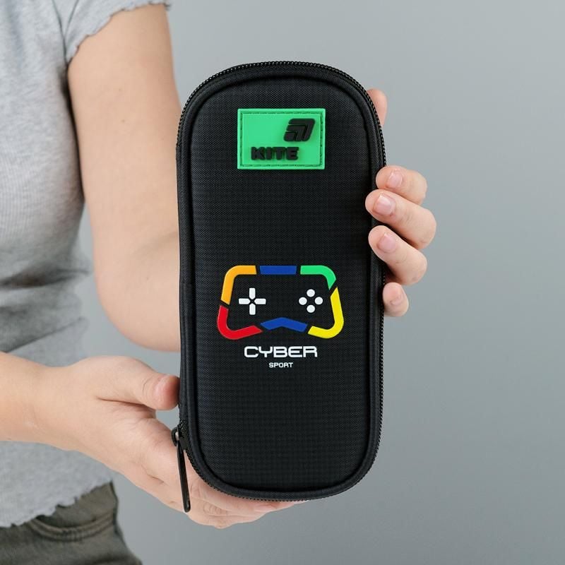 Пенал 1 відділення CYBER чорний K26-662-6 Kite