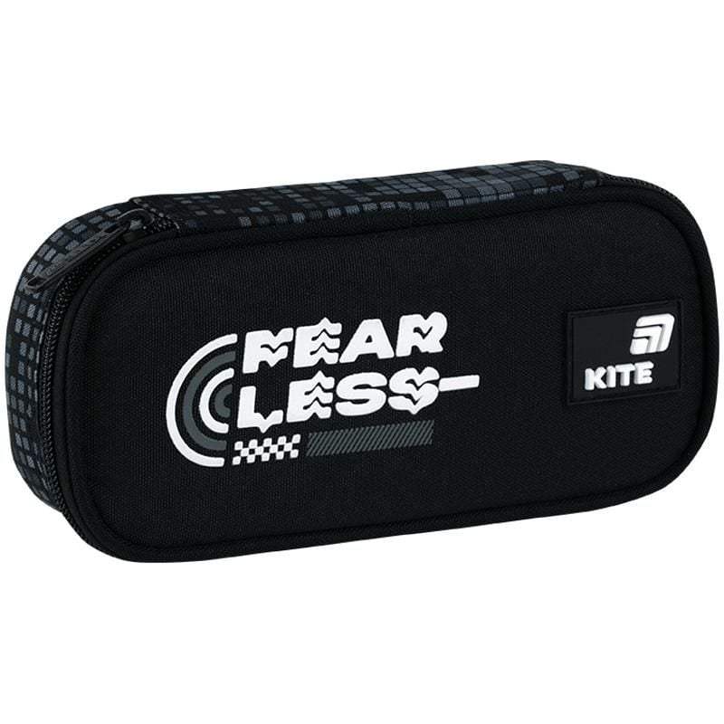 Пенал 1 відділення Fearless чорний K26-662-4 Kite