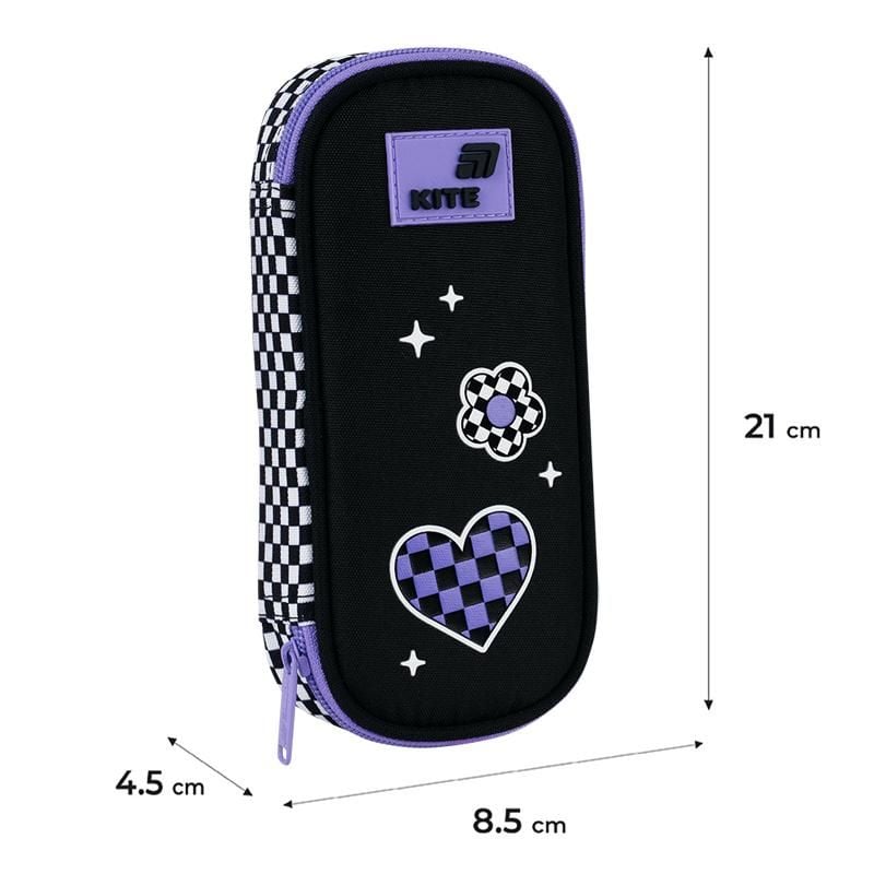 Пенал 1 відділення Flower Power K26-662-5 Kite