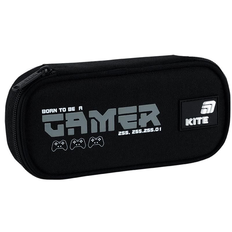 Пенал 1 відділення Gamer чорний K26-662-15 Kite