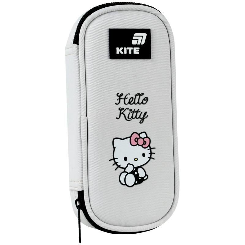 Пенал 1 відділення Hello Kitty світло-сірий HK26-662-3 Kite