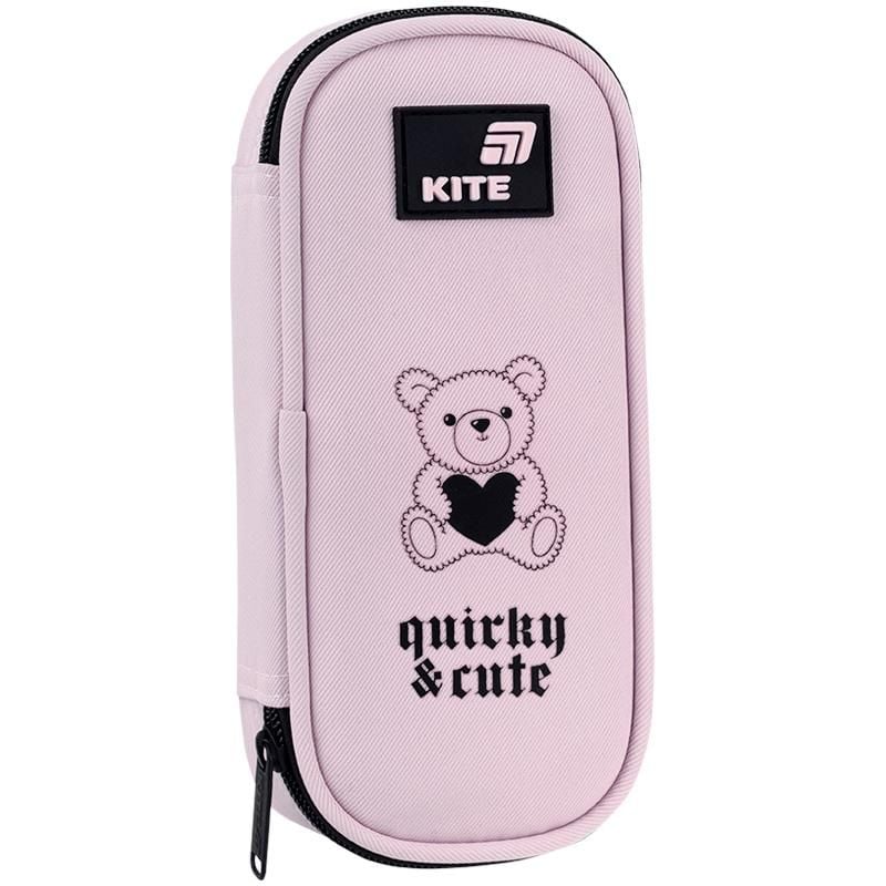 Пенал 1 відділення Quirky&Cute рожевий K26-662-11 Kite