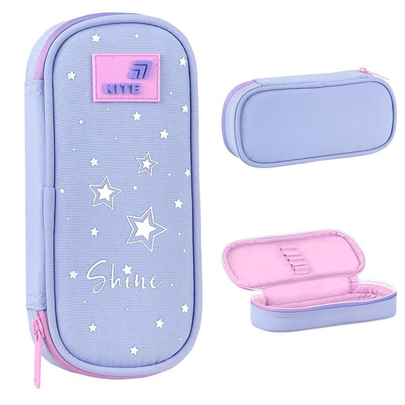 Пенал 1 відділення Twinke Star світло-бузковий K26-662-16 Kite
