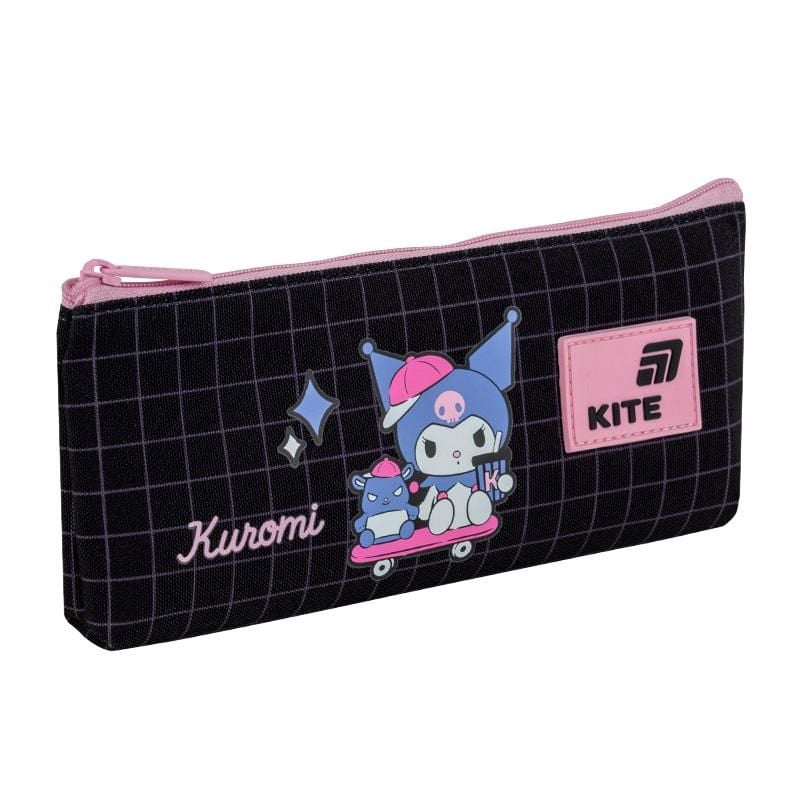Пенал косметичка 1 відділення Hello Kitty Kuromi чорний HK26-680-1 Kite