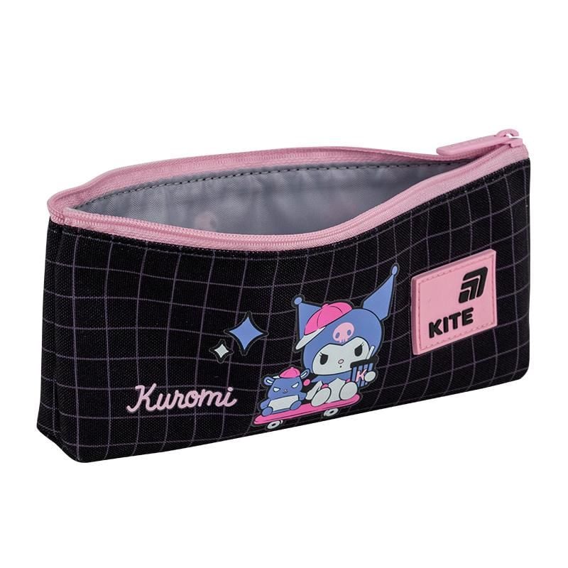 Пенал косметичка 1 відділення Hello Kitty Kuromi чорний HK26-680-1 Kite