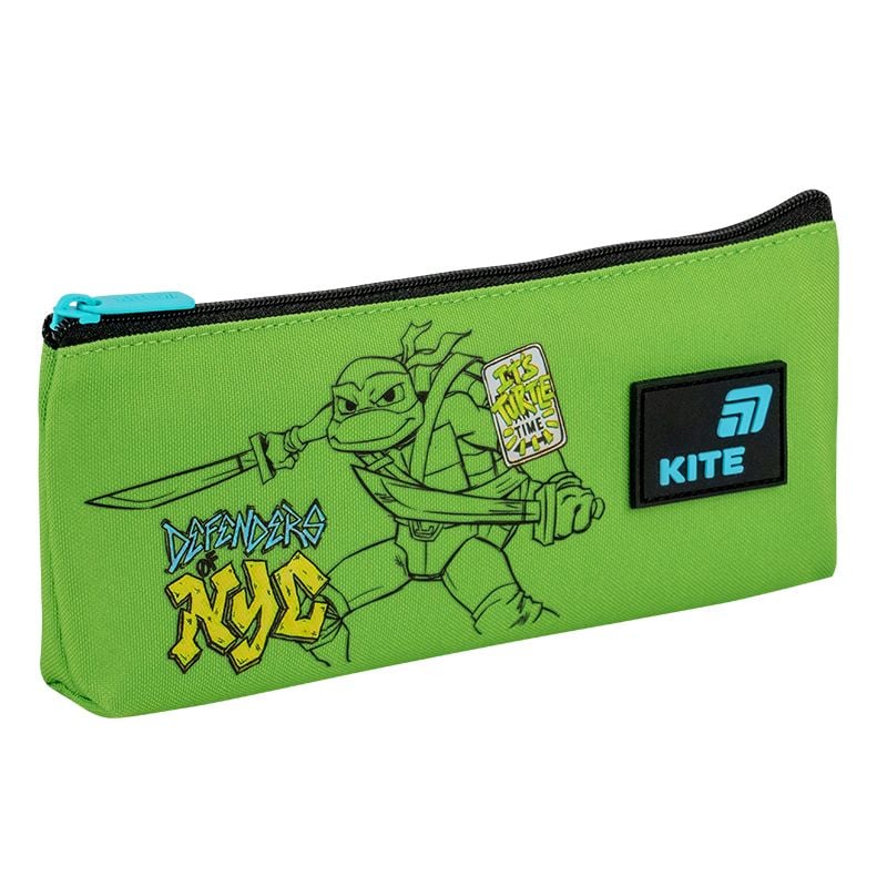 Пенал гаманець 1 відділення Ninja Turtles зелений NT26-680 Kite