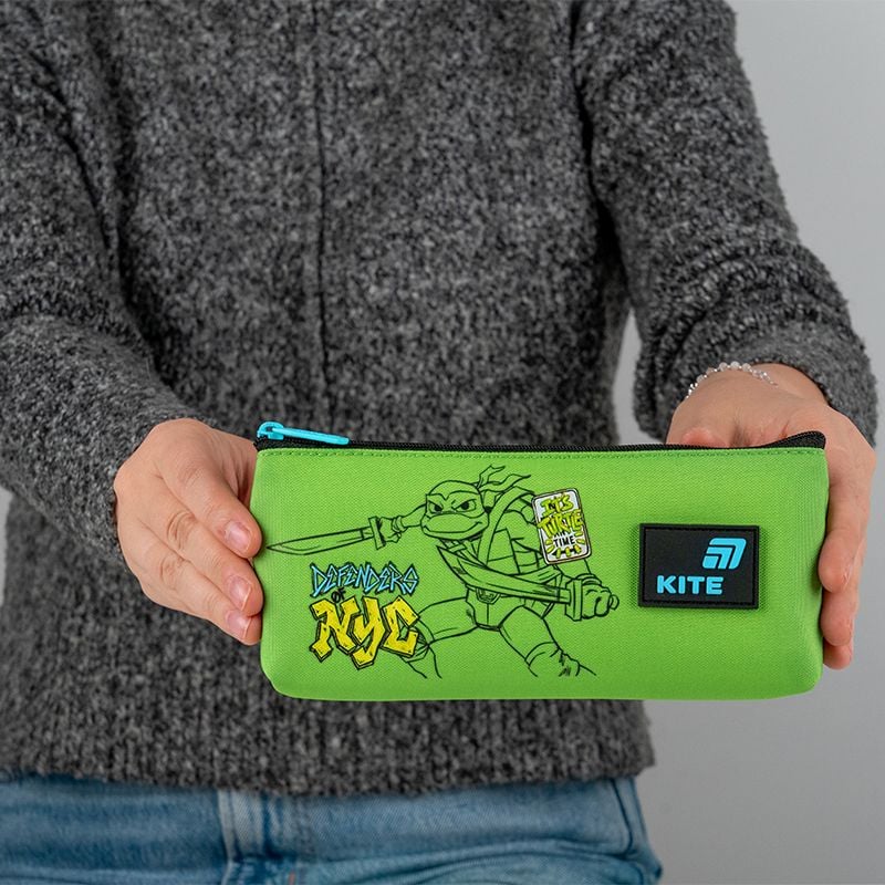 Пенал гаманець 1 відділення Ninja Turtles зелений NT26-680 Kite