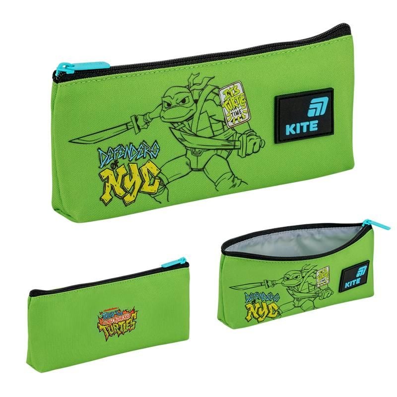Пенал гаманець 1 відділення Ninja Turtles зелений NT26-680 Kite