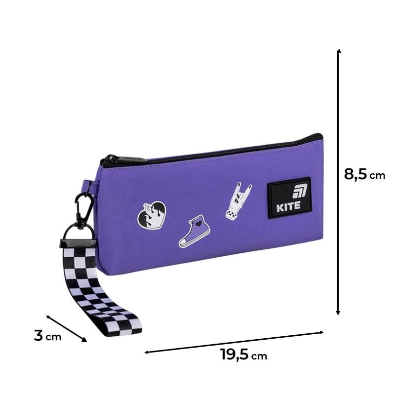 Пенал косметичка 1 відділення бузковий K26-680-3 Kite