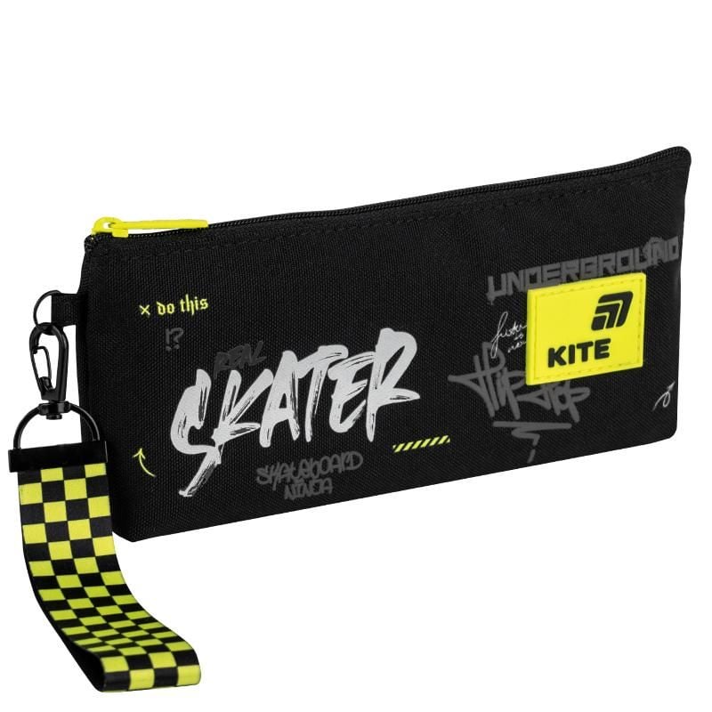 Пенал гаманець 1 відділення Skater чорний K26-680-5 Kite