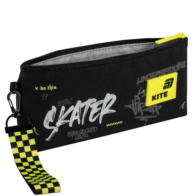 Пенал гаманець 1 відділення Skater чорний K26-680-5 Kite