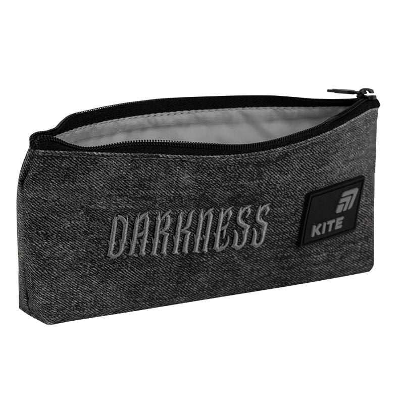 Пенал гаманець 1 відділення Darkness сірий K26-680-6 Kite