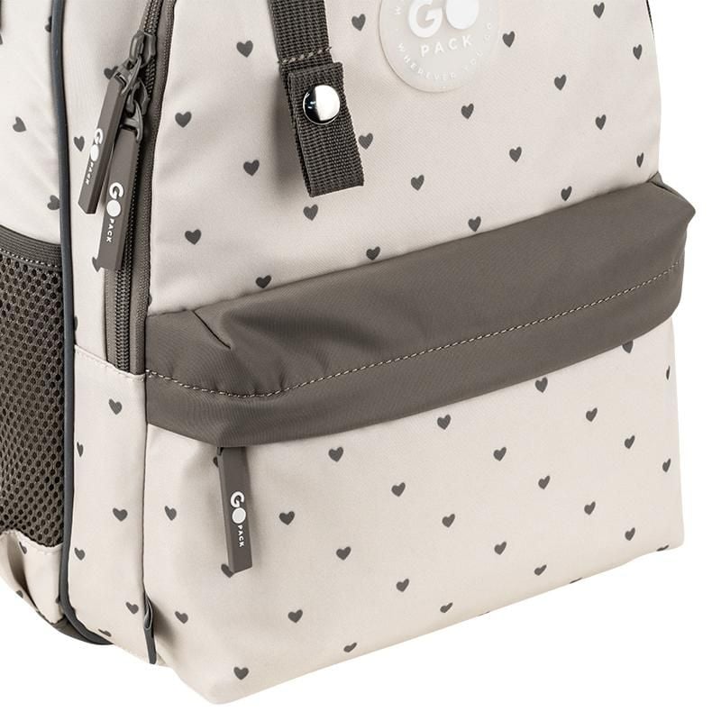 Рюкзак 15 л 6-9 років Beige Polka Dots бежевий GO26-182M-3 Go-Pack