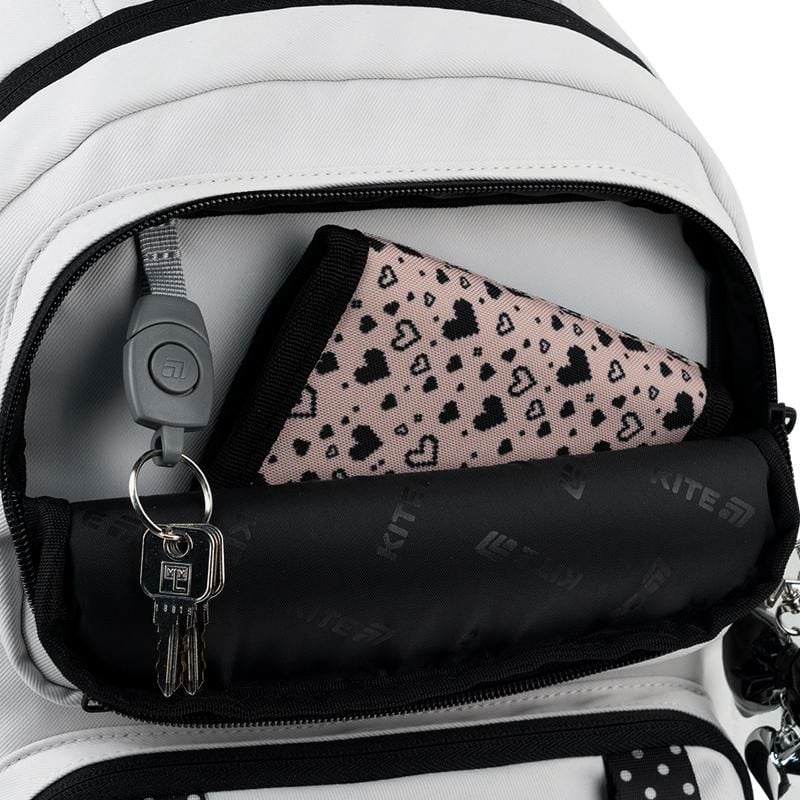 Рюкзак 13 л 6-10 років Hello Kitty світло-сірий HK26-1022M Kite