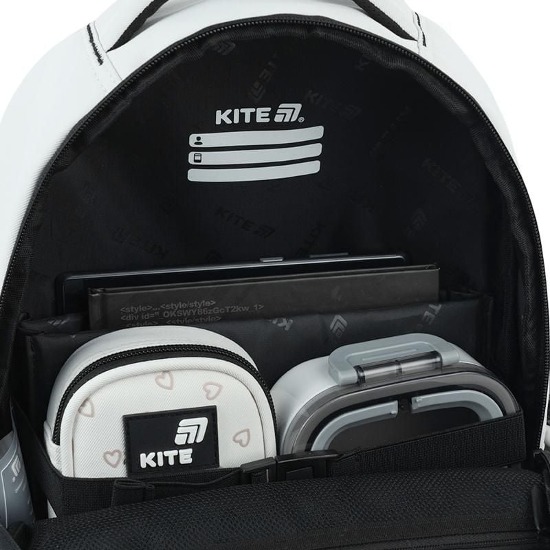 Рюкзак 13 л 6-10 років Hello Kitty світло-сірий HK26-1022M Kite