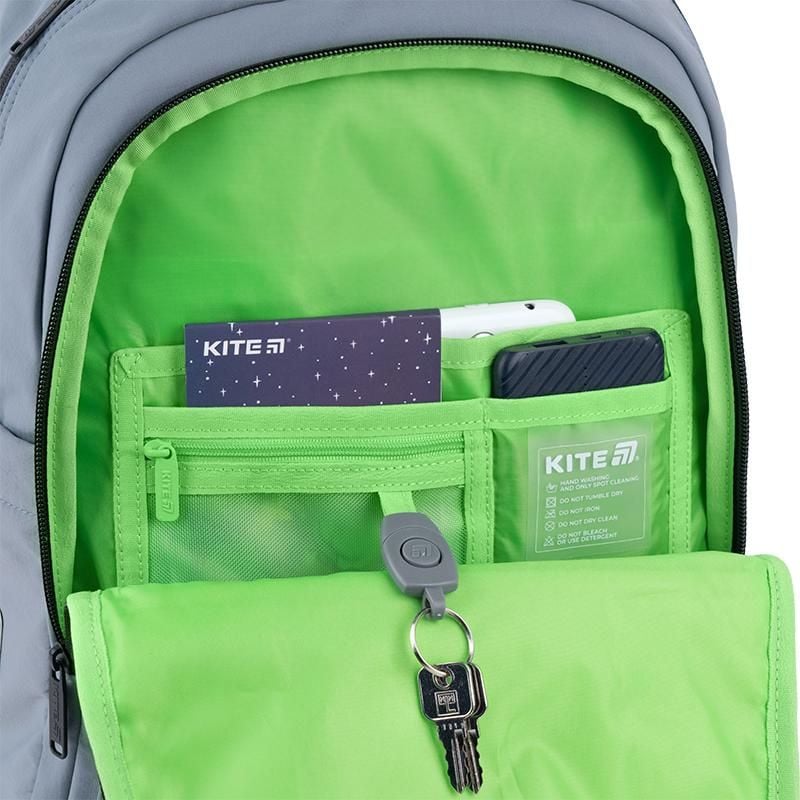 Рюкзак 13 л 6-10 років Education Urban сірий K26-584M-3 Kite