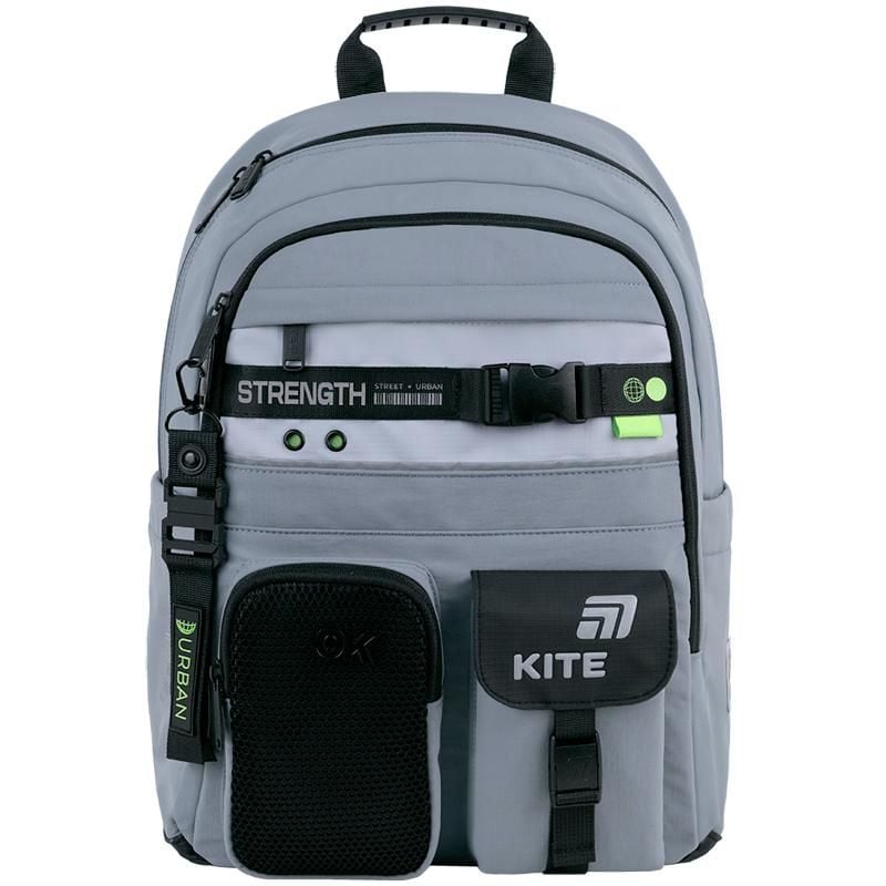 Рюкзак 13 л 6-10 років Education Urban сірий K26-584M-3 Kite