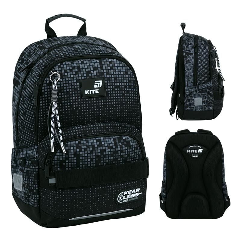 Рюкзак 13 л 6-10 років Education Fearless сірий K26-585M-3 Kite