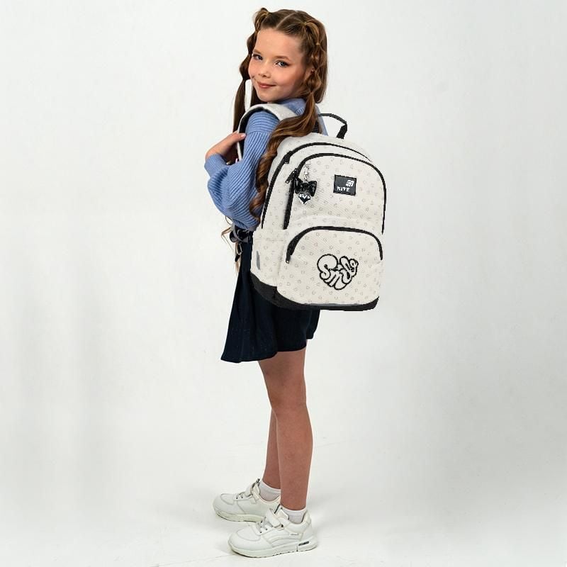 Рюкзак 13 л 6-10 років Education Shimmer&Smile кремовий K26-585M-2 Kite
