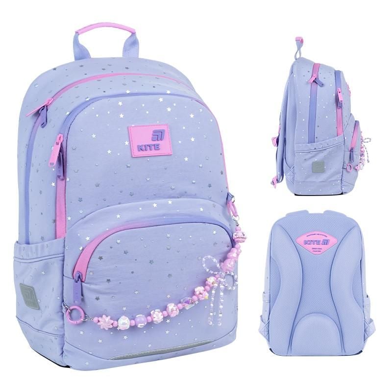 Рюкзак 13 л 6-10 років Education Twinke Star ніжно-бузковий K26-585M-1 Kite