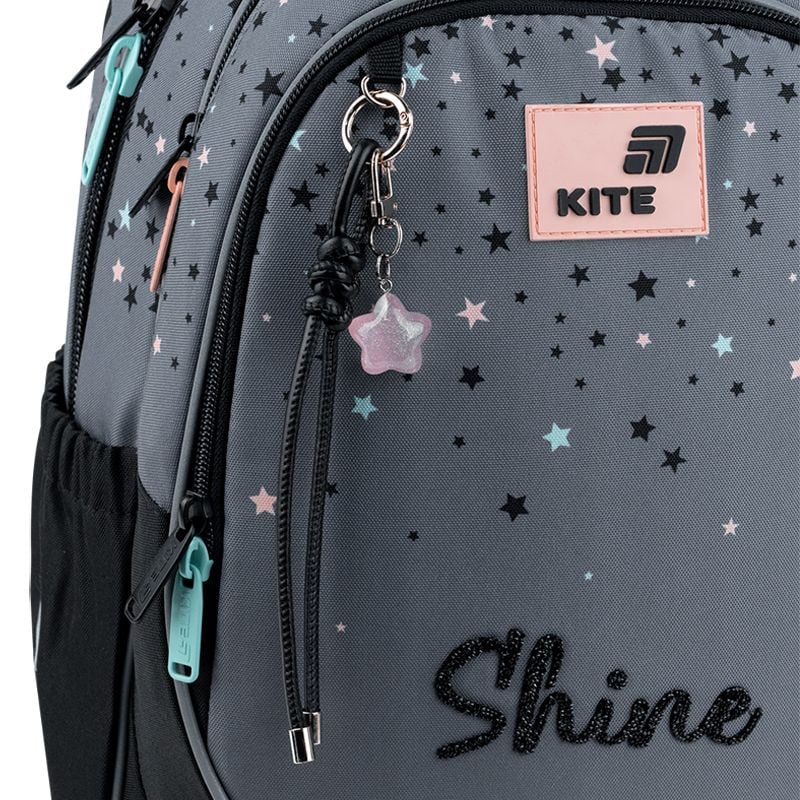 Рюкзак 18 л 6-12 років Education Shine сірий K26-700M-2 Kite