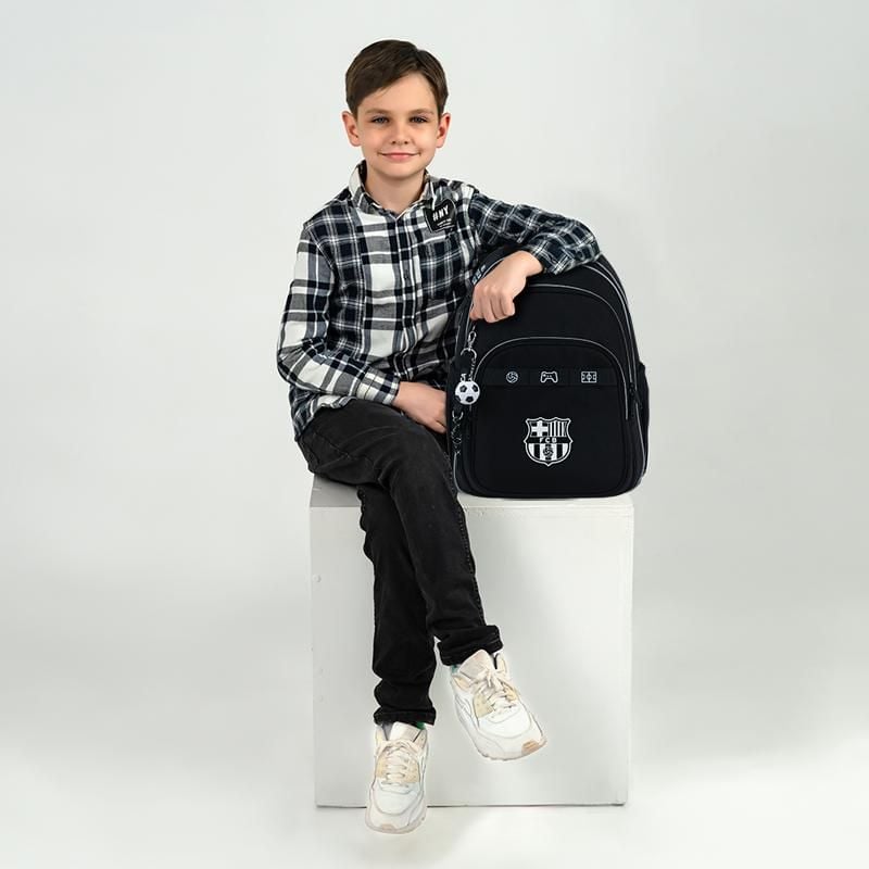 Рюкзак 15 л 6-10 років Education Barcelona чорний BC26-763M Kite