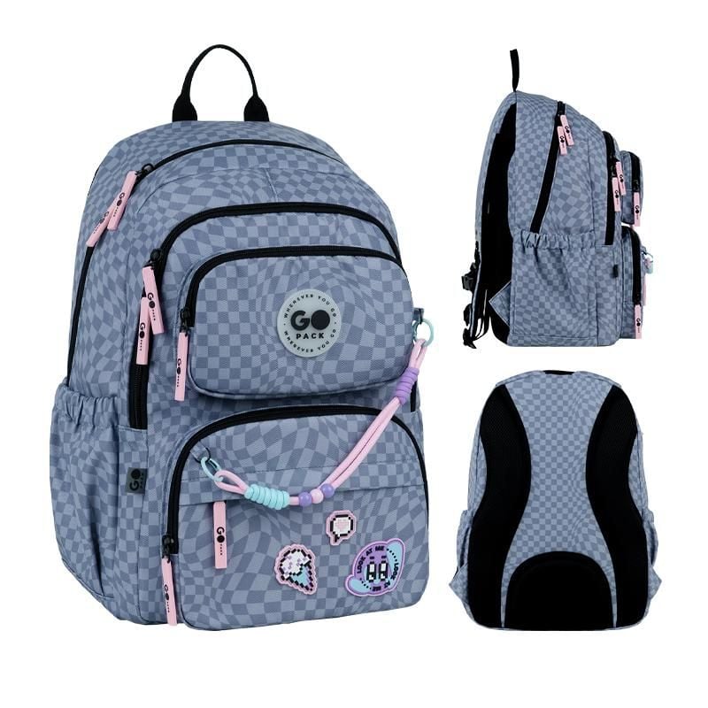 Рюкзак Education 14 л 6-12 років Pixel Mood GO26-120M-2 Go-Pack