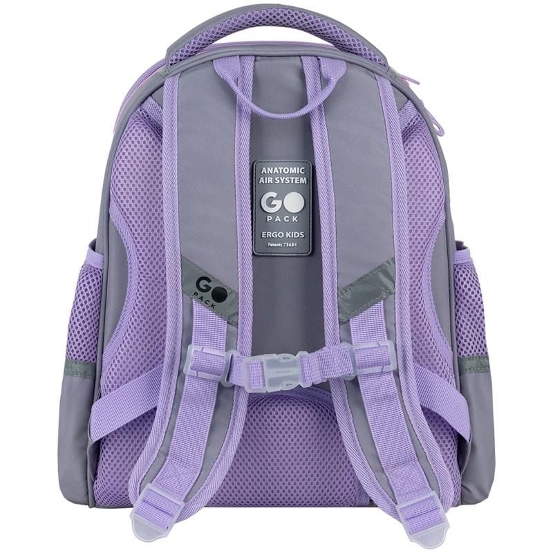 Рюкзак каркасний Education 12 л 6-8 років Cute Cat сіро-бузковий GO26-165S-3 Go-Pack