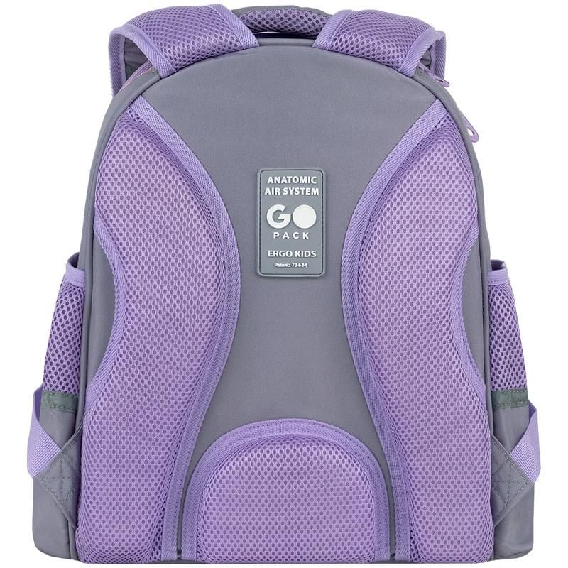 Рюкзак каркасний Education 12 л 6-8 років Cute Cat сіро-бузковий GO26-165S-3 Go-Pack