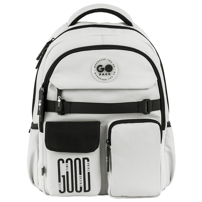 Рюкзак Education 16 л 9-12 років світло-сірий GO26-183M-2 Go-Pack