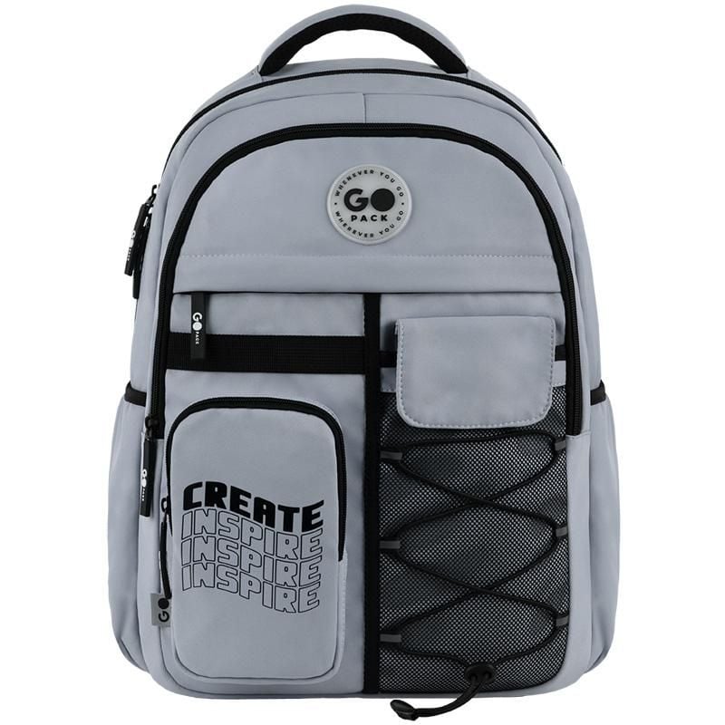 Рюкзак Education Teens 21 л 13-18 років сірий GO26-184L-2 Go-Pack