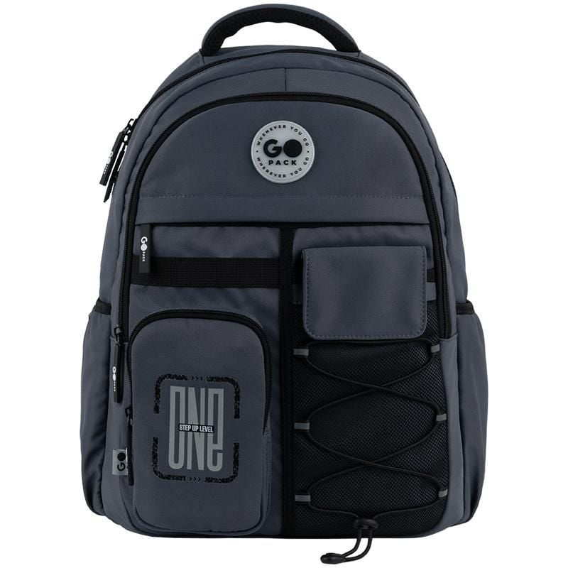 Рюкзак Education Teens 21 л 13-18 років темно-сірий GO26-184L-4 Go-Pack