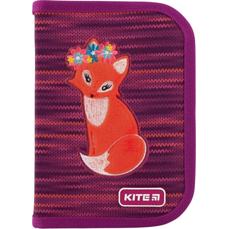 Пенал книжка 1 відділення 2 відворота Fox K20-622-9 Kite