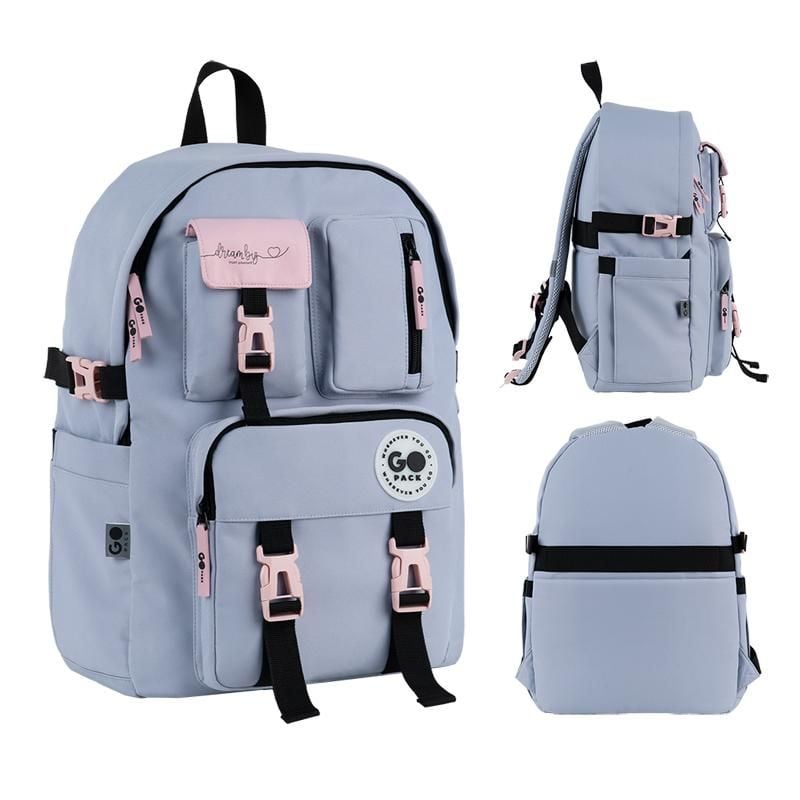 Рюкзак Education Teens 17 л 9-18 років сірий GO26-2500L-1 Go-Pack