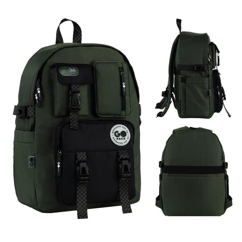 Рюкзак Education Teens 17 л 9-18 років хакі GO26-2500L-4 Go-Pack