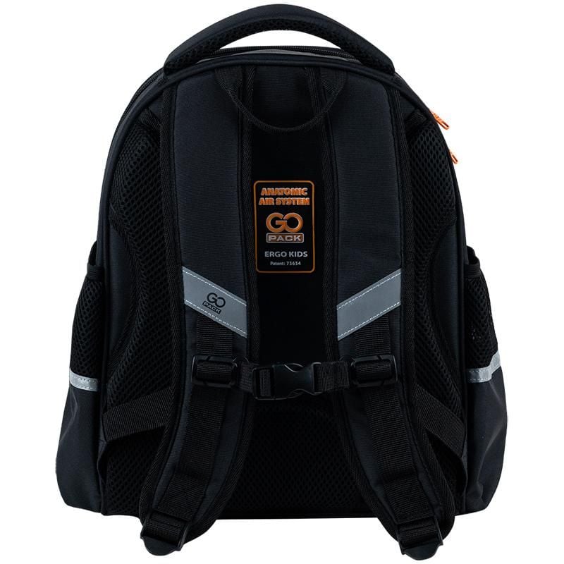 Рюкзак напівкаркасний Education 12 л 6-8 років It`s a Goal Time чорний GO25-165S-3 Go-Pack