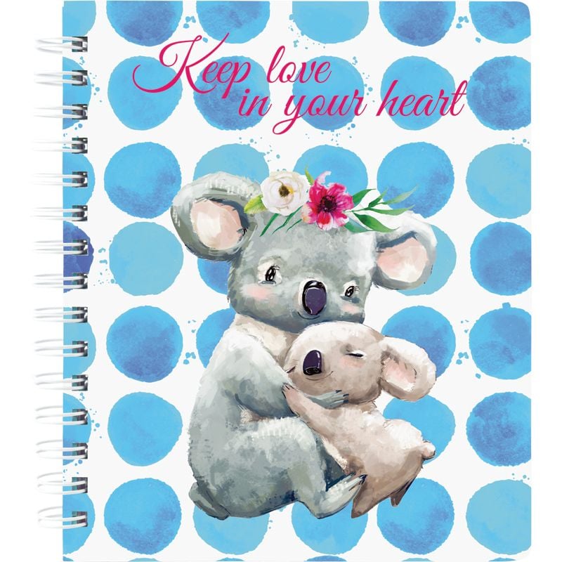 Блокнот з розділювачами А5 120 арк клітинка Cuties 8451-07 Axent